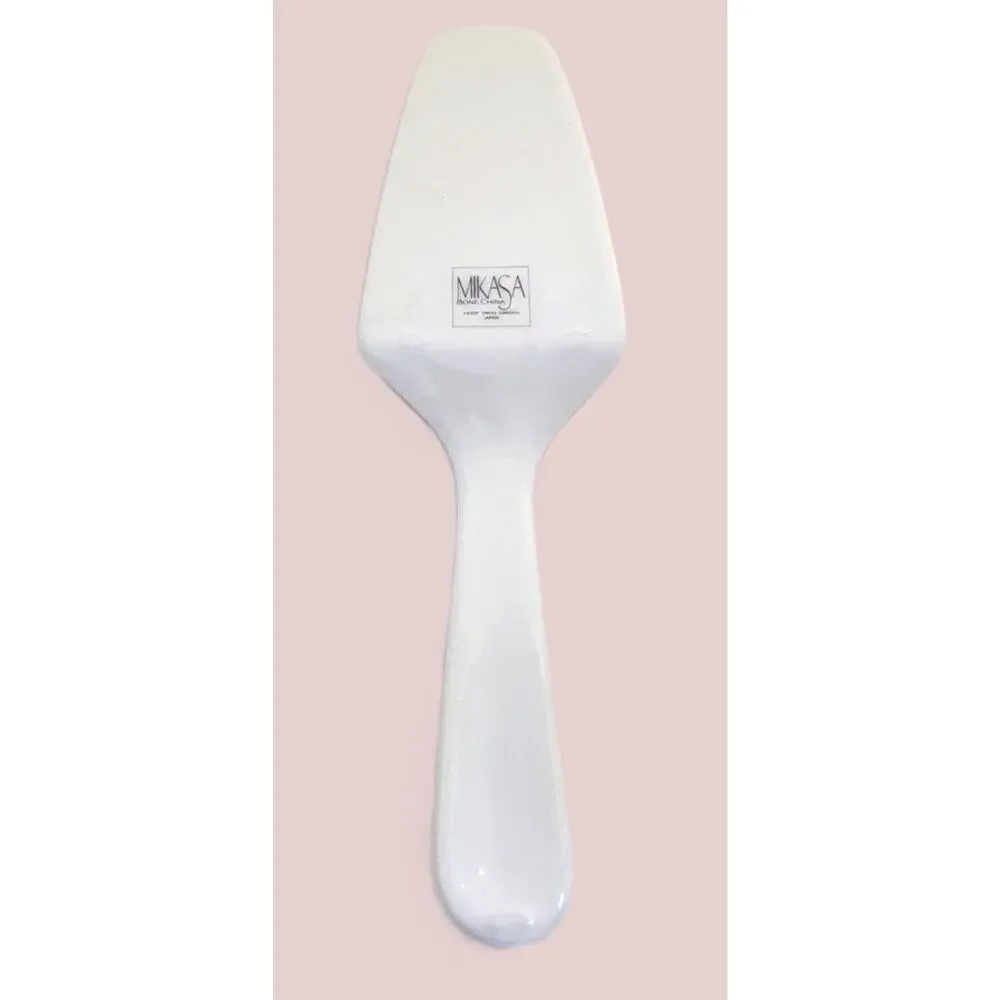 Mikasa Swiss Garden FX009 Bone China Pie Cake Server Floral Japan 10.5